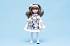 Кукла Селия в платье с цветным фартуком, 30 см.  - миниатюра №1
